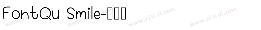 FontQu Smile字体转换